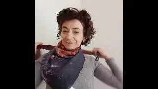 Unboxing of Abstract Art Silk Scarf printed with Contrado UK