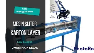 Mesin sliter karton kardus layer mini box membentuk potongan dan tekukan #cetakkemasan #minibox