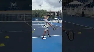 The pro's serve gets stronger every time! #tennis
