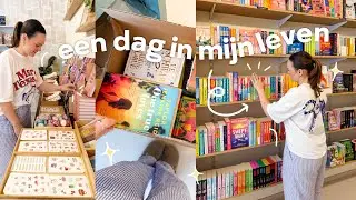 een dag in mijn leven als boekwinkel & webshop eigenaresse *vlog* 📖💕📦