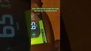 ather 450x eco mode spin test tyre on paddock stand