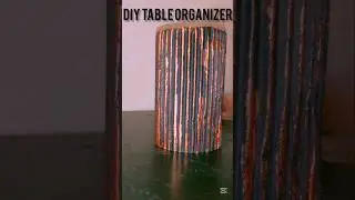 ☘️DIY Table Organizer | Easy Craft Using Can & Cardboard | Best Out of WasteIdea          #diy#craft