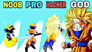 NOOB vs PRO vs HACKER vs GOD in Kaiju Run