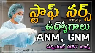 Staff Nurse| ANM |GNM | JOBS | CENTRAL GOVT | Apply Now | latestjobstsap | 2024 | free job info|