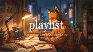 [PlayList]Late night study vibes lofi hip hop mix. プレイリスト/플레이리스트/歌单