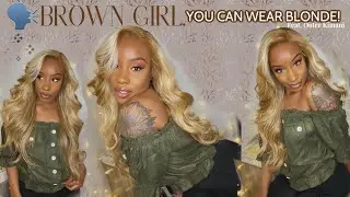 NEW!! BROWN GIRL FRIENDLY BLONDE WIG! UNDER $40| Outre Colorbomb Kimani | 😍👱🏾‍♀️👍🏾