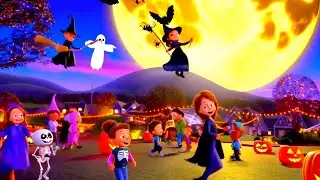 Witches, Ghosts & Candy Hunt! 🍬 Halloween Nursery Rhyme for Little Trick-or-Treaters