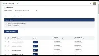 Edit Question in Question Bank (Category)