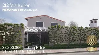 $5,995,000 Listing | Newport Beach Lido Isle Lifestyle Home In Paradise