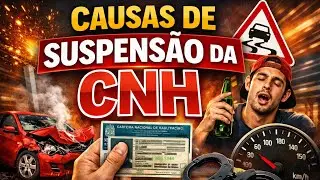 Conheça as causas que podem suspender a sua CNH