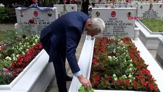 Ramazan Bayramı öncesi şehitlik ziyareti