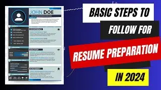 resume kaise banaye || Resume for Job Application (2024) || how to write resume