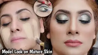 Makeup Tips For Mature Skin || Glowy Makeup Look 2022...