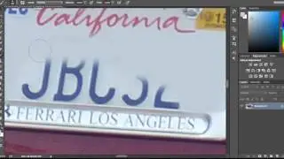 How to Alter License Plate in Photoshop
