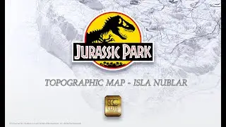 Jurassic Park: Isla Nublar Topographic Map