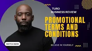 TURO BUSINESS REVIEW! Promotional Terms And Conditions.