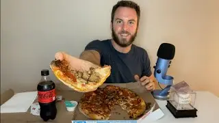 ASMR Eating Pizza Mukbang || Soft Spoken and Mouth Sounds for Sleep & Relaxation || Love, Live, ASMR