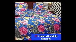 #winterstuff #5pcbedsheet #differentdesign #vickyrazai Available in wholesale rates