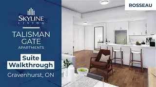 Talisman Gate's Rosseau Floor Plan Virtual Tour - New Rental Apartments in Gravenhurst, Ontario.