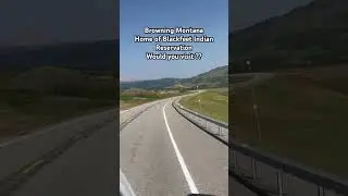 Browning Montana Blackfeet Indian Reservation #roadtrip #rv #sightseeing #motocycle #nature #native