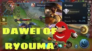 EVOS Wiraww - Da Wei of RYOUMA JUNGLE - 90% WINRATE