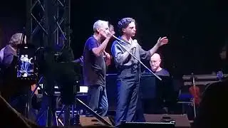 Roseto degli Abruzzi. Duetto Roberto Vecchioni e Gianluca Ginoble