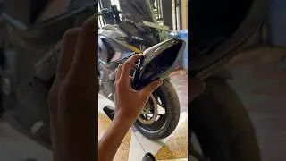 Led Mirror For Rs 200 😰🔥 || Low Cost Modification 🥵 #trending #viral #rs200 #modification #music