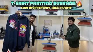 2026 Ka Sabse Profitable Business 🔥 T-Shirt Printing Machine | Low Investment High Profit Business