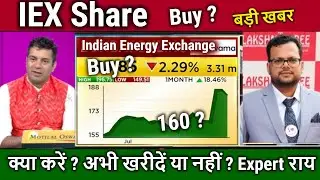 Indian Energy Exchange share Analysis,Buy or Sell ?kya kren ? iex share latest news,target tomarrow