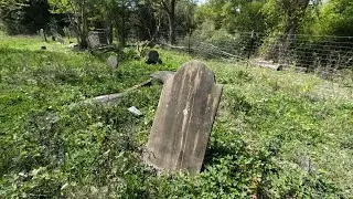 Old Texas Cemetery with interesting graves and people