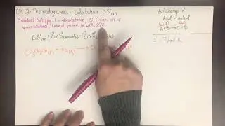 Chem 162 - Calculating Standard Entropy Change
