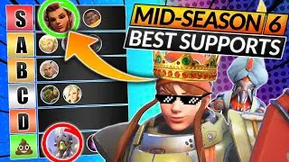 NEW SUPPORT HERO TIER LIST - Best Heroes in MID SEASON 6 - Overwatch 2 Meta Guide