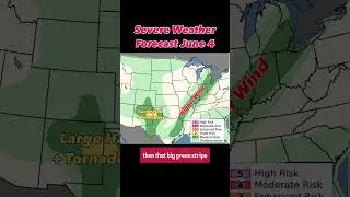 Severe weather targeting many states today. Mostly wind threat 🌬️