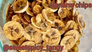 Crispy Banana Chips Recipe | Easy Homemade Banana Wafers | Healthy Snack Idea