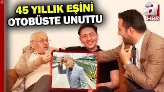 Yaşlı adam eşini otobüste unuttu | Dede-torun arasında gülümseten diyalog | A Haber