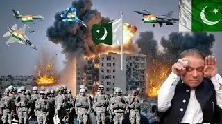 Indian Fighter Jets & Helicopters Attack on Pakistan Oil Factory & Military Base in GTA v 