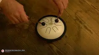 NINO Percussion - Mini Melody Steel Tongue Drum - NINO980WH