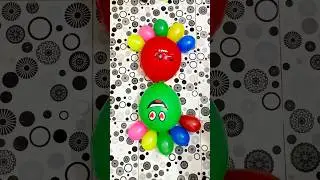 Red Yellow Blue Balloon Pop Reverse video ASMR  #poppingballon#tungtungtungsahur