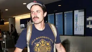 Casey Affleck Jokes About Security As He Carries A Bat Through The Airport