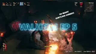 VALHEIM EP 5: SURTLING CORES AND EIKTHYR - NO COMMENTARY - LIGHT EDITING