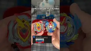 Strike Valtryek VS Z-Achilles #viral #beyblade #beybladebattle #beybladeburst #fyp #shorts