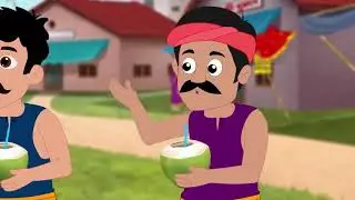 Nariyal Pani Wala Balram 😂 | Bacchon Ki Majedar Kahani/Funny Coconut Water Story/ Hindi Kids Cartoon
