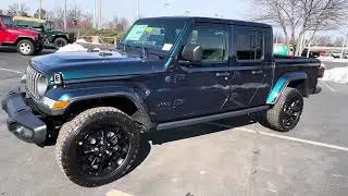 First look!!! New color alert! New Fathom Blue 2025 Jeep Gladiator Nighthawk
