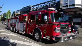 RARE - Port Moody Fire-Rescue Tower 1 responding