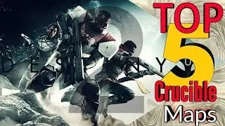 TOP 5 Crucible Maps In Destiny 2 [With DLC]