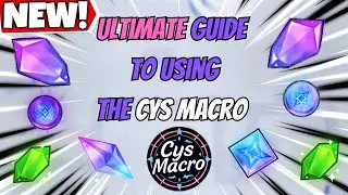 *ULTIMATE GUIDE*HOW TO PROPERLY USE CYS MACRO WITH EXPLANATIONS FOR EVERY FEATURE [ANIME LAST STAND]