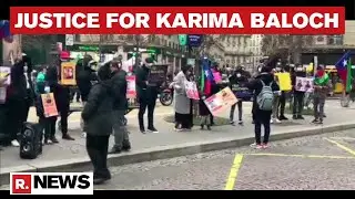 Baloch, Pashtun, & Hazara Communities Protest Outside Canadian Embassy For Karima Baloch