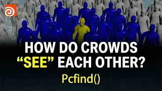 [The Crowd Arsenal Series Tutorial] Crowd Simulation in Houdini &mdash; Pcfind Function