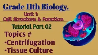 Grade 11|Biology Book Chp:01(Cell)Kpk Board|Part:02|Centrifugation of cell|Tissue culture@ilmkidunya