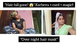 Overnight Hair mask for Strong and shiny hair | DIY Home remedy